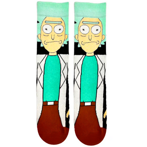 Colorful Rick And Morty Long Socks